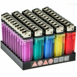 GO ACCENDINI TRASPARENTI PIETRINA ASSORTITI 50 pz