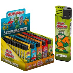 POP Accendino PIEZO StoneLeague 50PZ