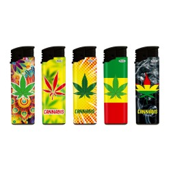 ATOMIC CANNABIS  ACCENDINO ELETTRONICO 50PZ