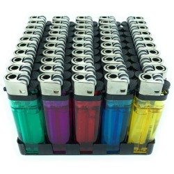 ATOMIC ACCENDINI TRASPARENTI PIETRINA ASS. 50 pz