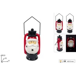 Lanterna Babbo Natale h20 2 colori