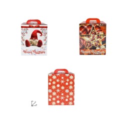 Box porta panettone 40x21x28 soggetti natalizi
