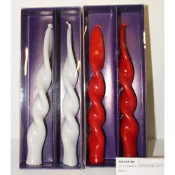 Confezione 2 Candele TORTIGLIONE cm.23