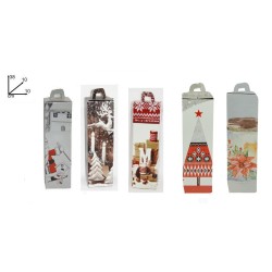 Scatola 1 Bottiglia  soggetti natalizi