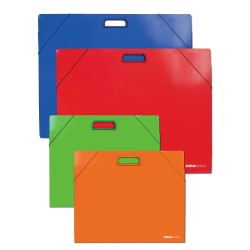 Cartellina con maniglia con elastico T.Unita 50x70