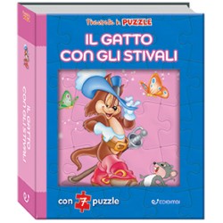 FINESTR. IN PUZZLE - GATTO STIVALI