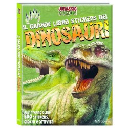 JURASSIC KINGDOM8 GRANDE LIBRO STICKERS