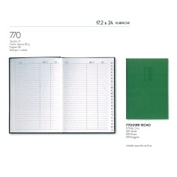 Rubrica Tecno 17x24 - 4 colori assortiti