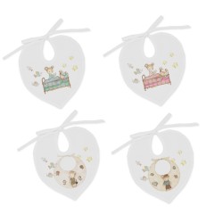 Kid conf.regalo Bavaglino a cuore 4 soggetti