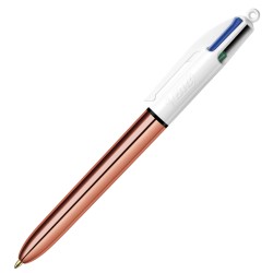 Penna a sfera Bic 4 Colours Rose Gold