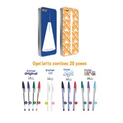 Confezioni latta con 20 sfere famiglia Cristal ass