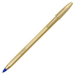 Confezione 20 Bic Cristal Gold inchiostro blu