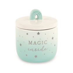 Candela profumata in barattolo Magic Inside azzurr