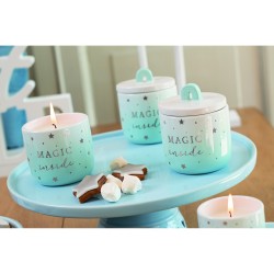 Candela profumata in barattolo Magic Inside azzurr Cartai bassanesi spa | Oggettistica 