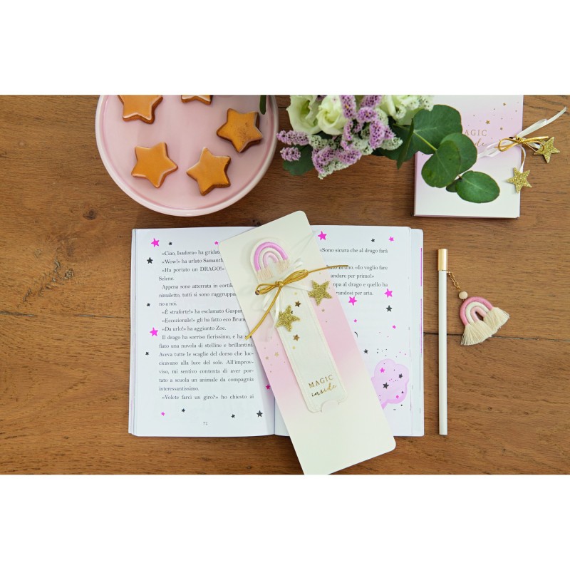 Segnalibro Magic Inside rosa in blister regalo Cartai bassanesi spa | Oggettistica 
