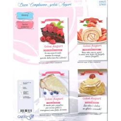 Scatola 12 Biglietti GOLOSI AUGURI 4 sg *E* 12x18