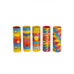 Stelle filanti fantasia 9 lanci 14mm x 4 mt