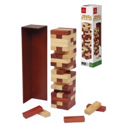 JENGA BI-COLOR IN LEGNO DAL NEGRO