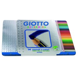 Pastelli Giotto Supermina 36 pz in scatola metallo