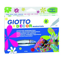 Giotto Decor Materials 6 colori