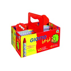 Schoolpack 40 Pastelloni cera Giotto Bebè