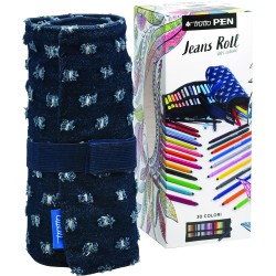 Tratto Pen Jeans Roll - rotolo 30 colori