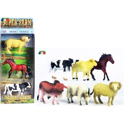 SCAT. 3 ANIMALI FATTORIA 2ass (animali cm.8/10)