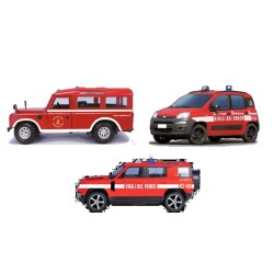 BURAGO MODELLINO VIGILI DEL FUOCO 1:43