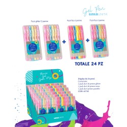 Espositore 24 Astucci 6 Penne gel