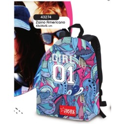 Zaino americano SKINOVER ABSTRACT