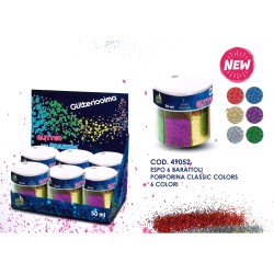 Esp. 6 barattoli Porporina colori classici 50ml