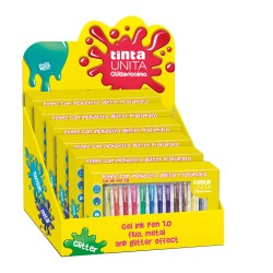 Valigetta da 24 penne gel Tinta Unita