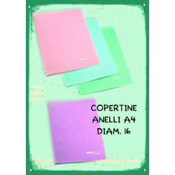 Copertina Anelli PPL A4 D16 Tinta Unita Vintage