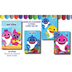 Album da colorare Baby Shark