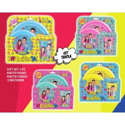 MCT gift set 2 piatti + bicchiere