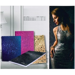 Maxi quaderno spirale A4 con fori TU GLAMOUR
