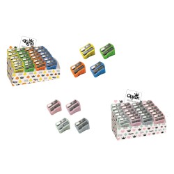 Assortimento 48 Temperino 2 fori in metallo K&Q