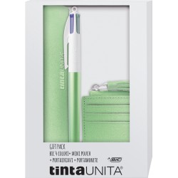 Gift Set tombolino +portamonet/cards+ BIC 4 Colori