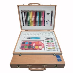 Valigetta Legno 1 Piano Tinta Unita Art