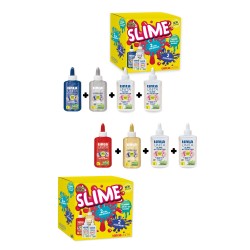 Set Slime 2 colle glitter 147 ml metal + 2 attiv