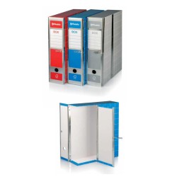 Scatola archivio apertura parziale cartone-metallo