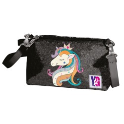 Tracollina con cerniera nero UNICORNO Young People