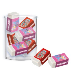 Gomma rettangolare con fascetta Young People