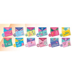 Esp. 48pz Biglietti con busta - 9x14  12 soggetti