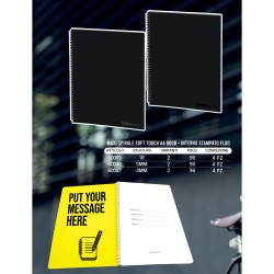 Maxi Quaderno spirale TU DESK 80gr. 96ff