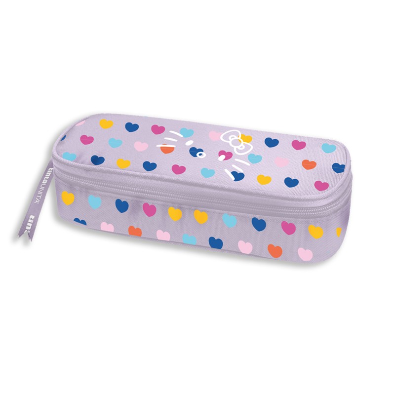 Astuccio Ovale Tinta Unita Hello Kitty cm 22x8x4,5 Pool Over - Tinta Unita | Oval 