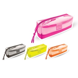 Pouch Rettangolare In Doppio Materiale  TU Fluo
