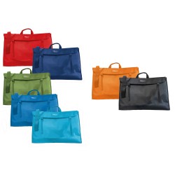 Valigetta tessuto con tracolla cm 38x53x9 -7colori