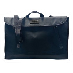 Valigetta tessuto nera con tracolla cm 38x53x9