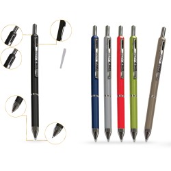 Penna Multifunzione 4 in One TU 3 colori+portamine